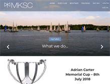 Tablet Screenshot of mksc.org.uk